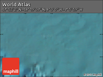Satellite Map of the Area around 48° 5' 50" N, 7° 34' 30" W