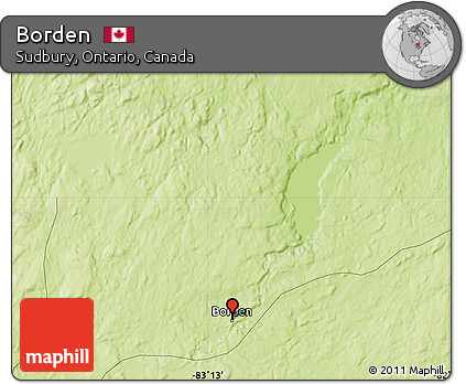 Physical Map of Borden