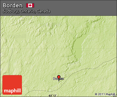 Physical Map of Borden