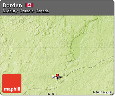 Physical Map of Borden