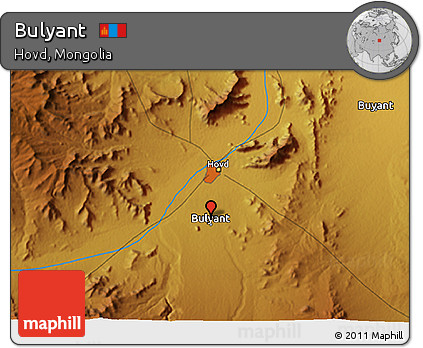 Physical 3D Map of Bulyant