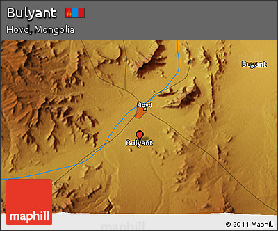Physical 3D Map of Bulyant
