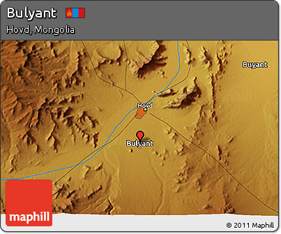 Physical 3D Map of Bulyant