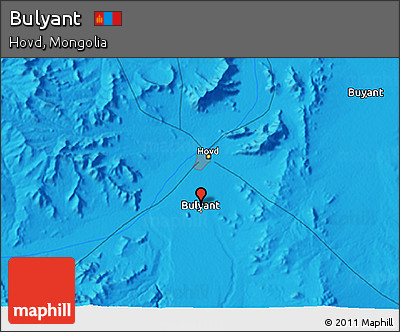Political 3D Map of Bulyant