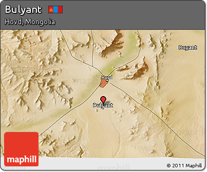 Satellite 3D Map of Bulyant