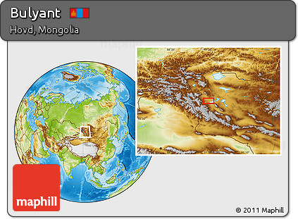 Physical Location Map of Bulyant