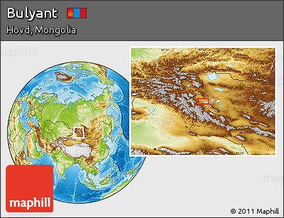 Physical Location Map of Bulyant