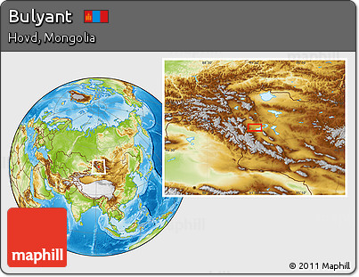 Physical Location Map of Bulyant