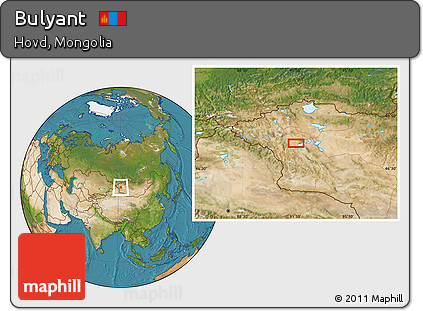 Satellite Location Map of Bulyant
