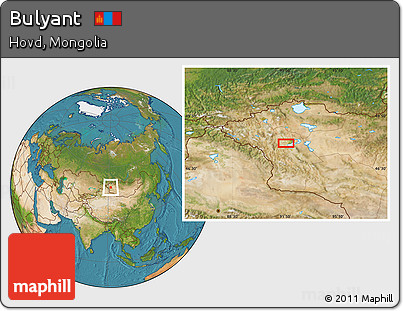Satellite Location Map of Bulyant