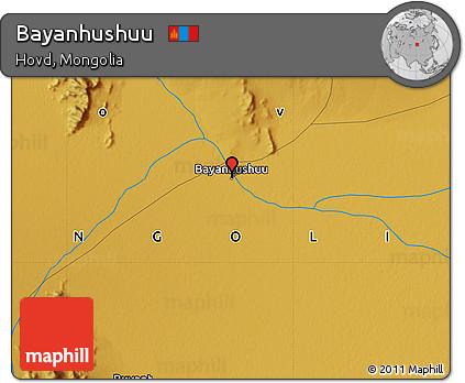 Physical Map of Bayanhushuu