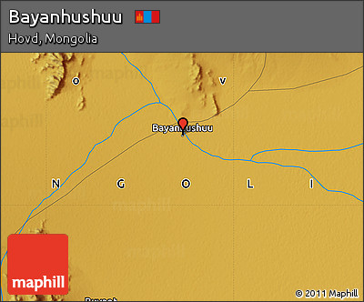Physical Map of Bayanhushuu