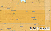 Political Map of the area around 48° 5' 50" N, 95° 58' 29" W
