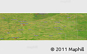 Satellite Panoramic Map of the area around 48° 5' 50" N, 95° 58' 29" W