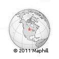 Outline Map of the Area around 48° 5' 50" N, 98° 31' 30" W, rectangular outline