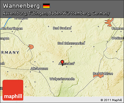 Physical 3D Map of Wannenberg