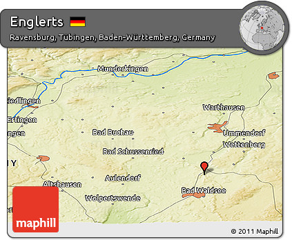 Physical Panoramic Map of Englerts