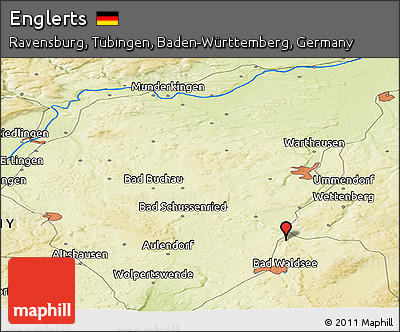 Physical Panoramic Map of Englerts