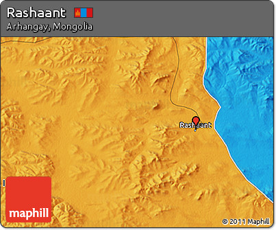 Political 3D Map of Rashaant