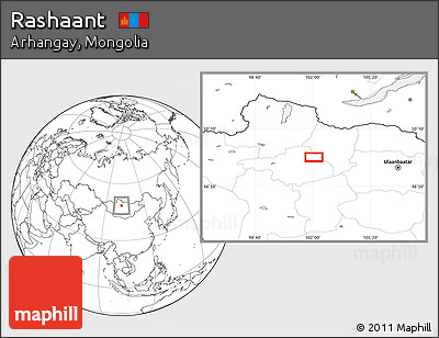 Blank Location Map of Rashaant