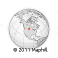 Outline Map of the Area around 48° 30' 27" N, 103° 37' 30" W, rectangular outline