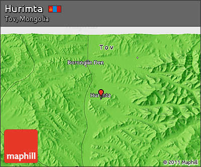 Political 3D Map of Hurimta