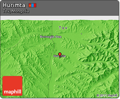 Political 3D Map of Hurimta