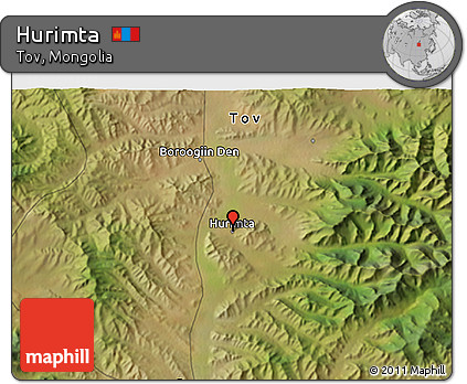 Satellite 3D Map of Hurimta