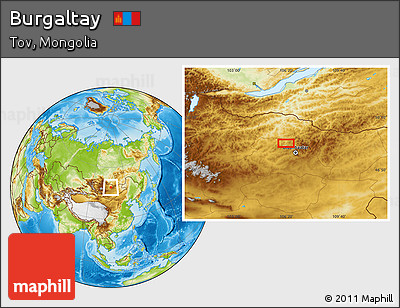Physical Location Map of Burgaltay