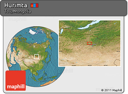Satellite Location Map of Hurimta
