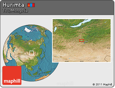 Satellite Location Map of Hurimta