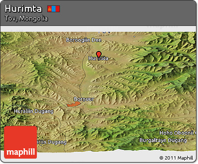 Satellite Panoramic Map of Hurimta