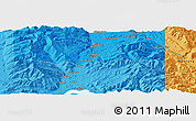 Political Panoramic Map of the area around 48° 30' 27" N, 116° 22' 30" W