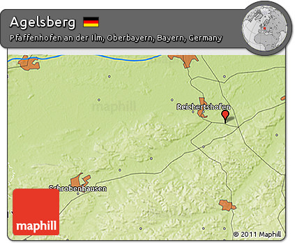 Physical 3D Map of Agelsberg