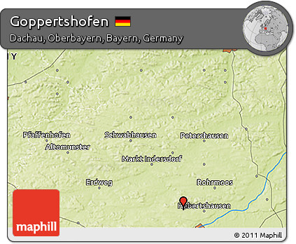 Physical 3D Map of Goppertshofen
