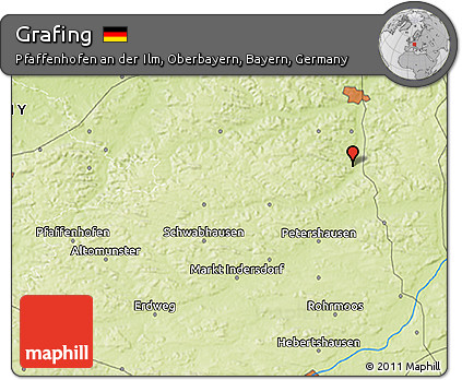 Physical 3D Map of Grafing