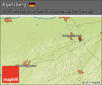 Physical 3D Map of Agelsberg