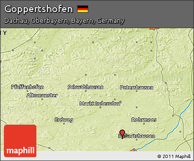 Physical 3D Map of Goppertshofen