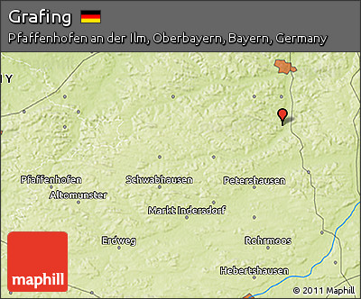 Physical 3D Map of Grafing