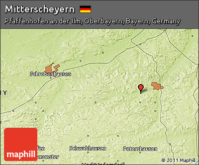 Physical 3D Map of Mitterscheyern