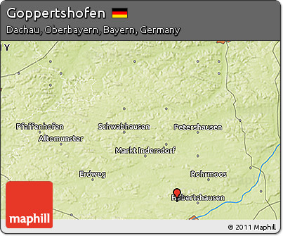 Physical 3D Map of Goppertshofen