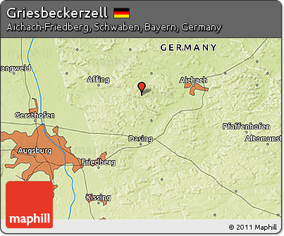 Physical 3D Map of Griesbeckerzell