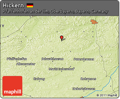 Physical 3D Map of Hickern