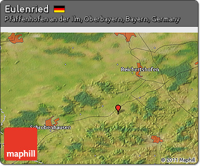 Satellite 3D Map of Eulenried