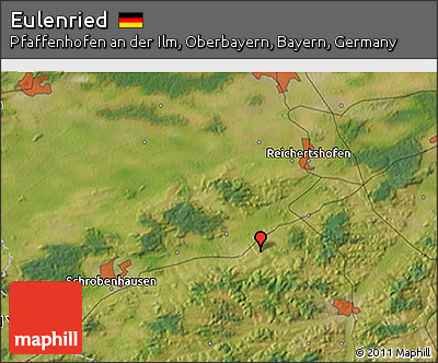 Satellite 3D Map of Eulenried