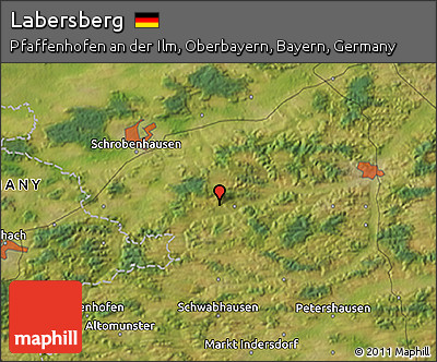 Satellite 3D Map of Labersberg