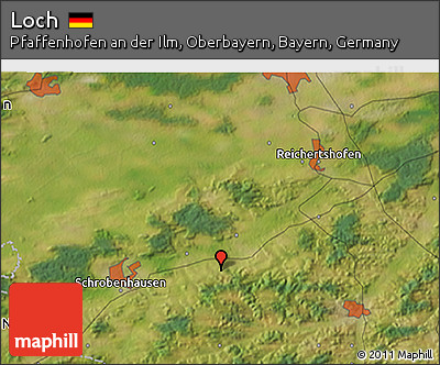 Satellite 3D Map of Loch