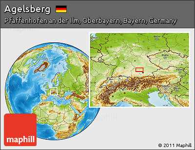 Physical Location Map of Agelsberg