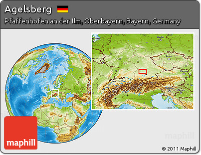Physical Location Map of Agelsberg