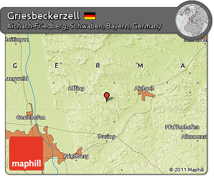 Physical Map of Griesbeckerzell